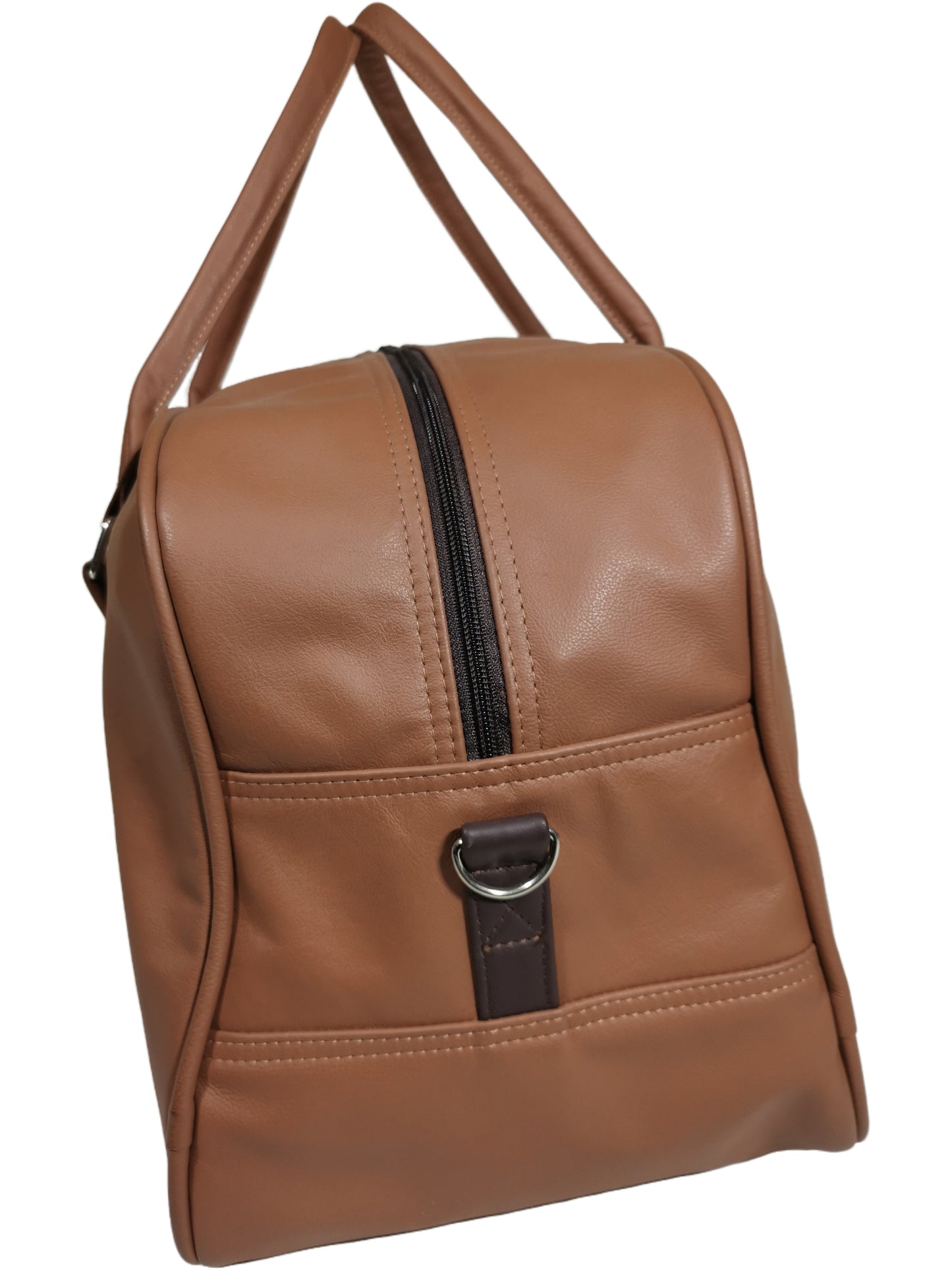 Genuine leather duffel bag