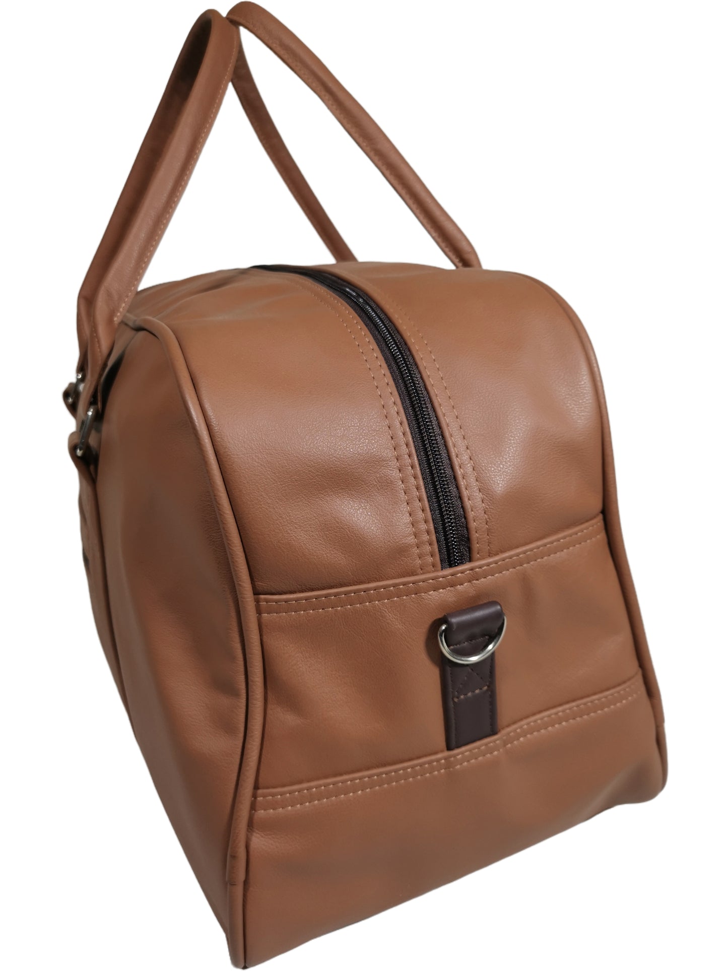 Genuine leather duffel bag