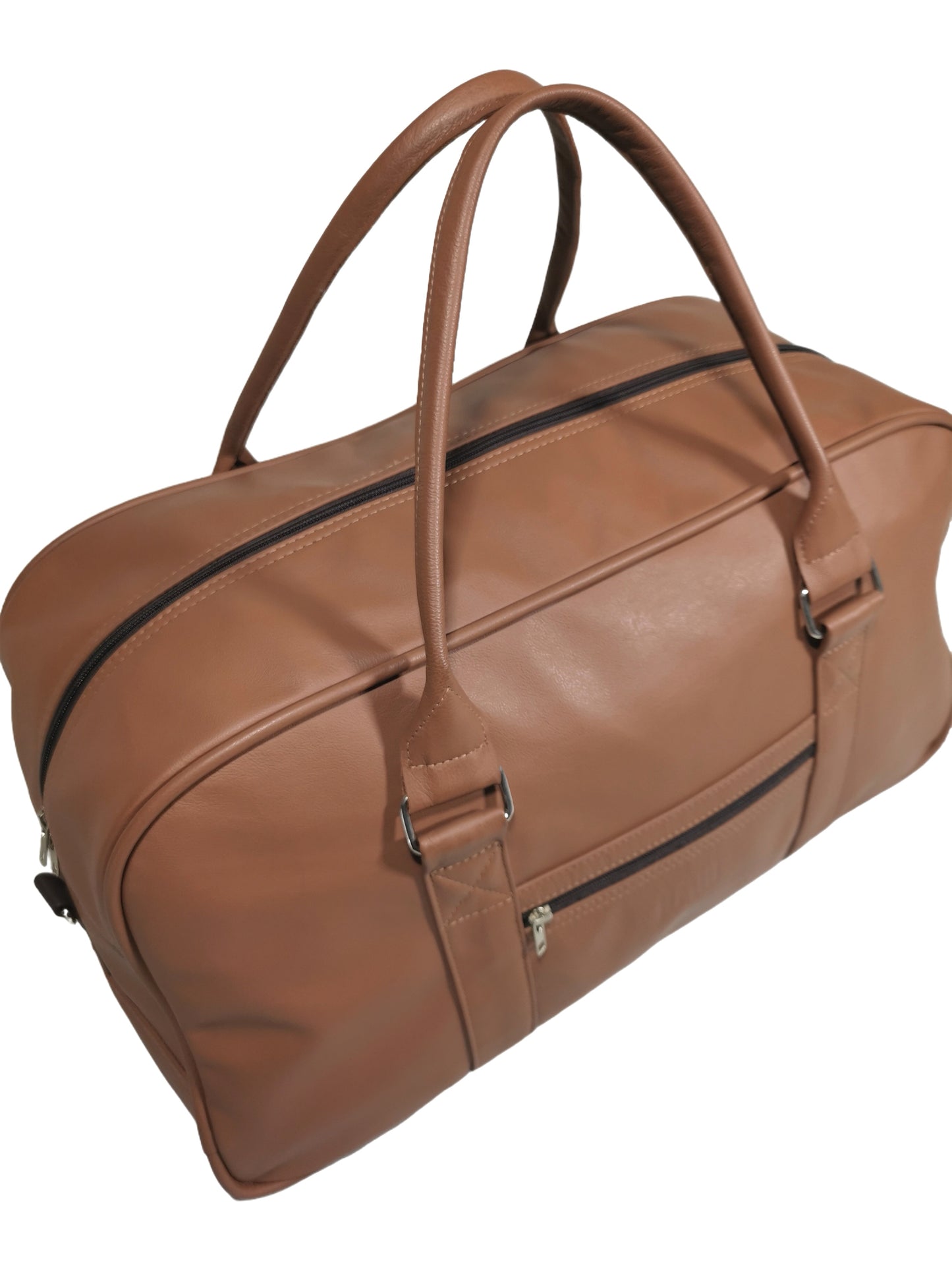 Genuine leather duffel bag