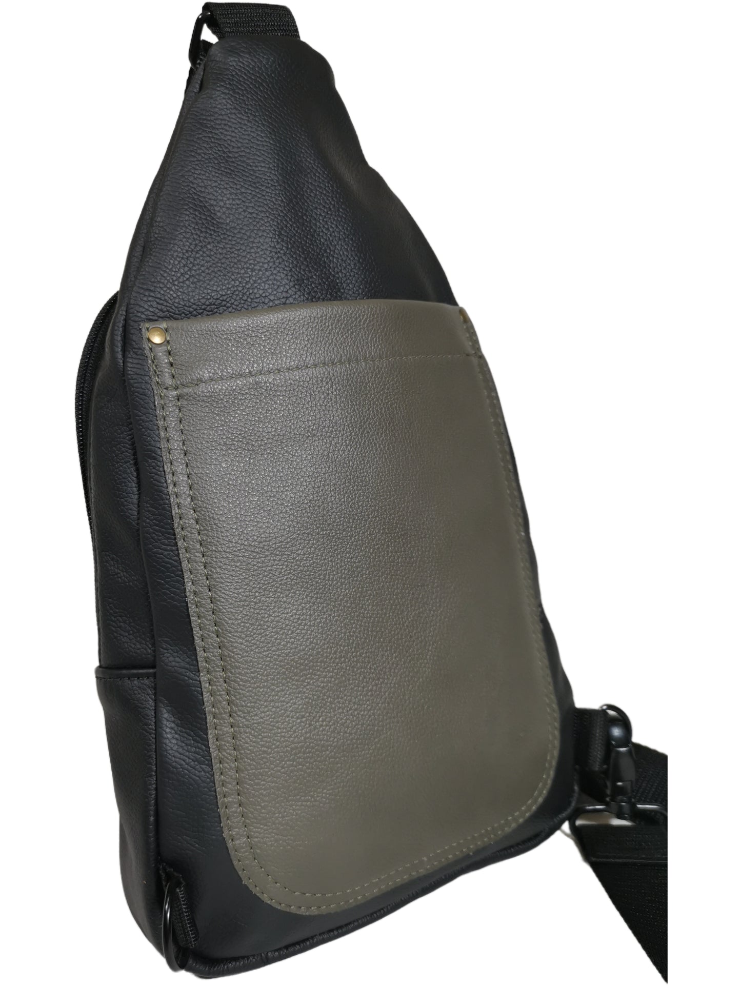 Genuine leather sling bag