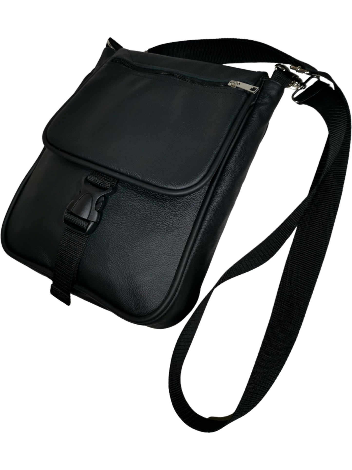 Genuine leather cross body bag