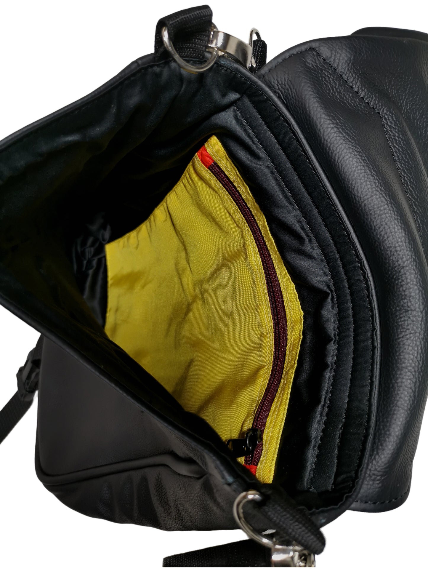 Genuine leather cross body bag