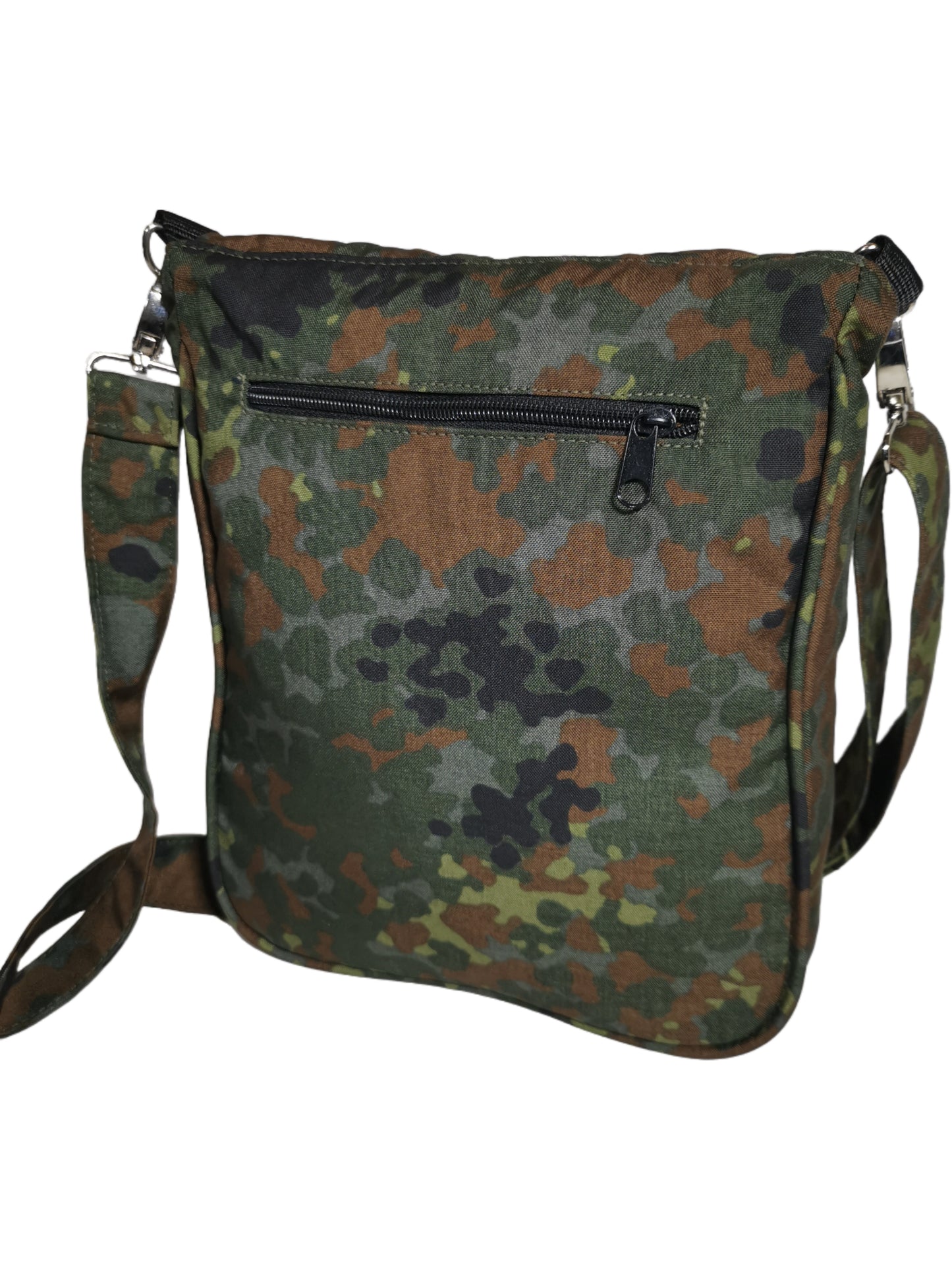 Camouflage canvass cross body bag