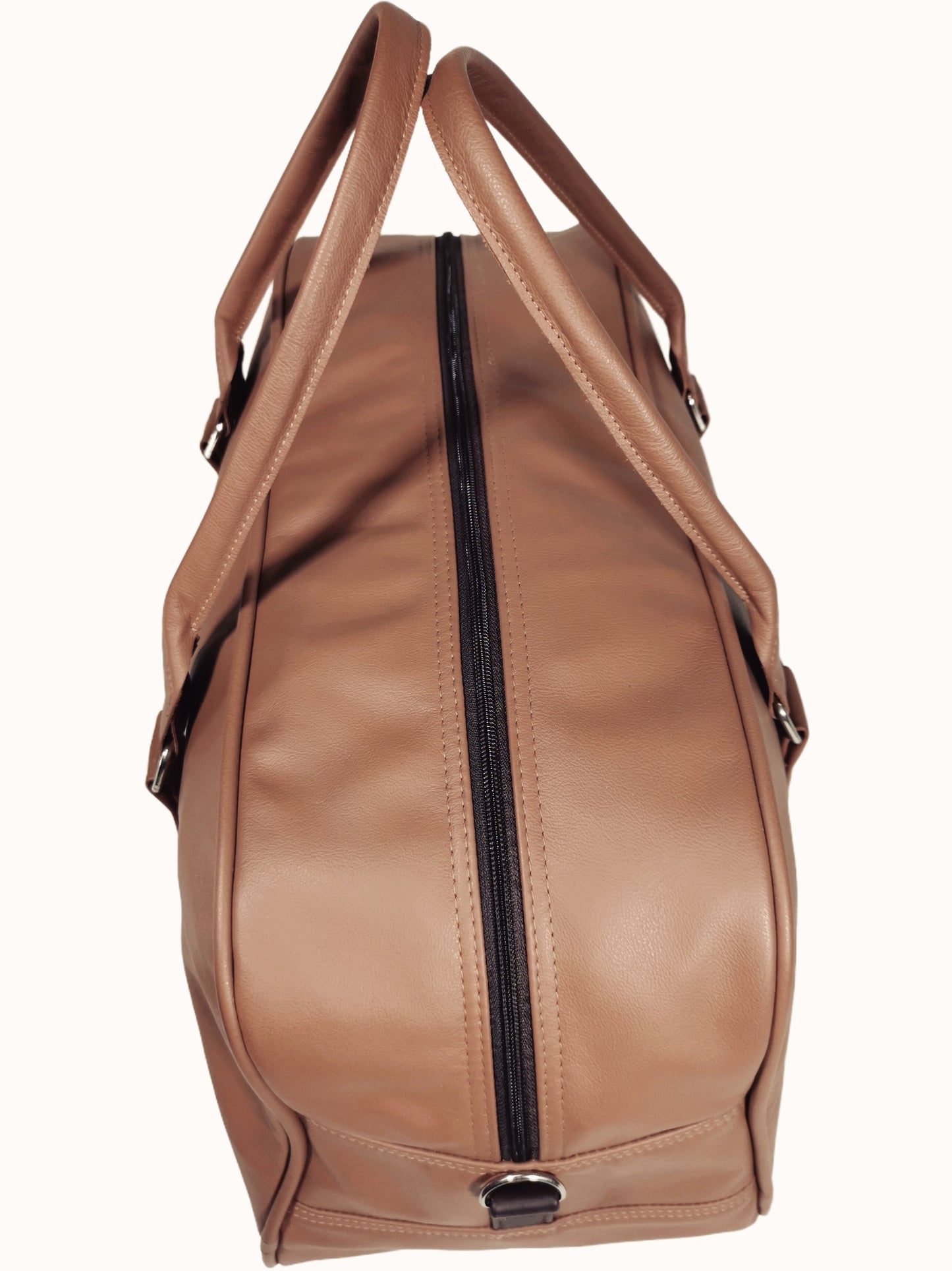 Genuine leather duffel bag