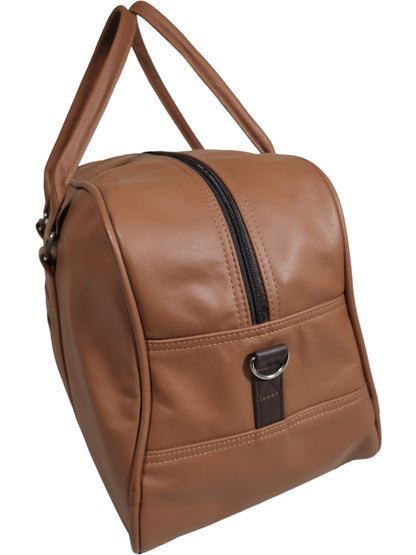 Genuine leather duffel bag