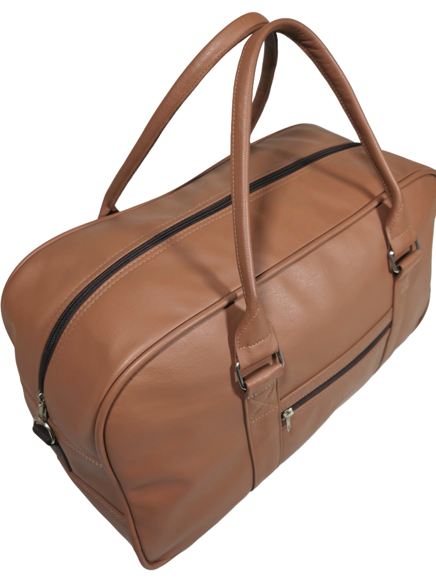 Genuine leather duffel bag