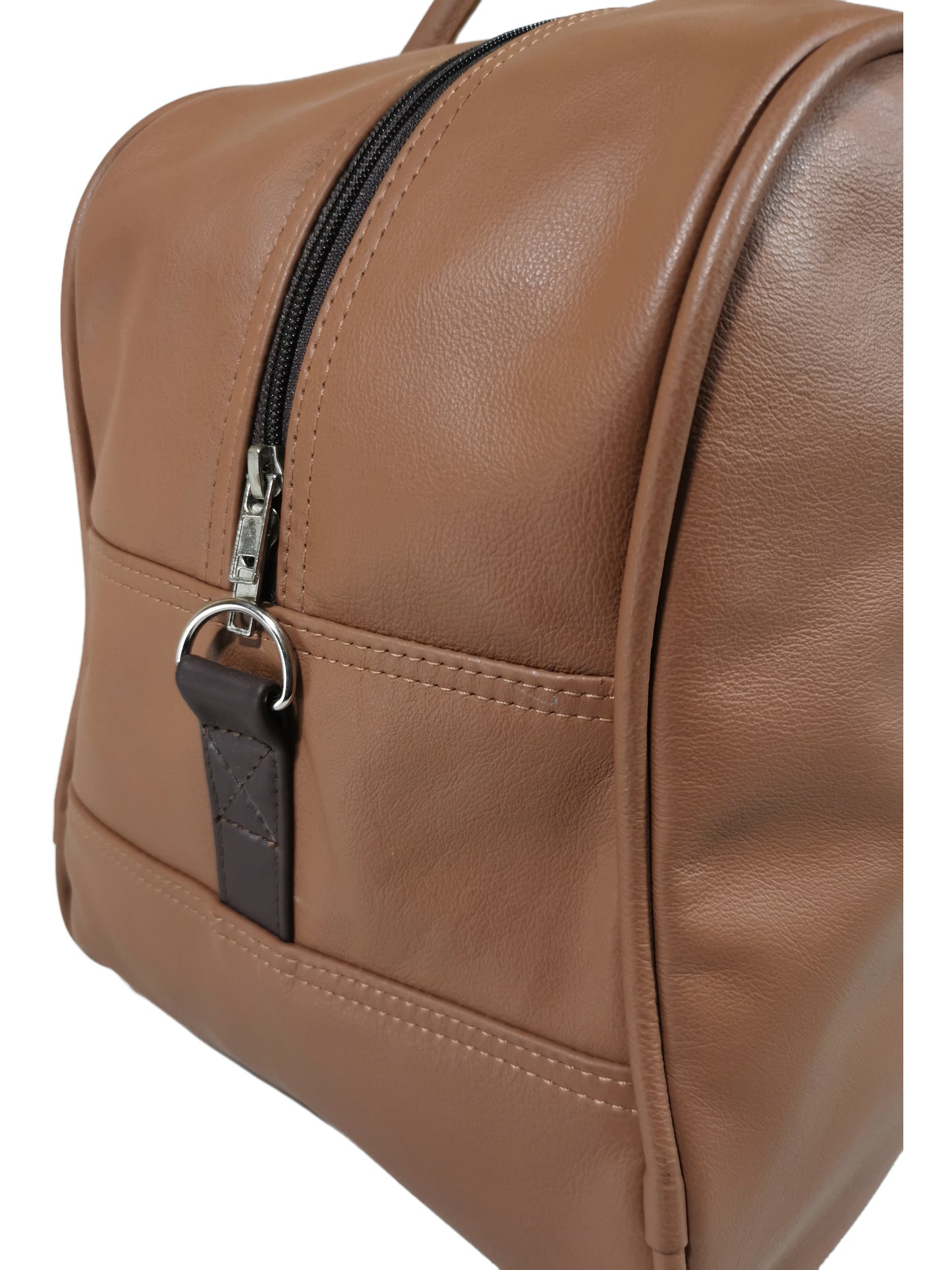 Genuine leather duffel bag