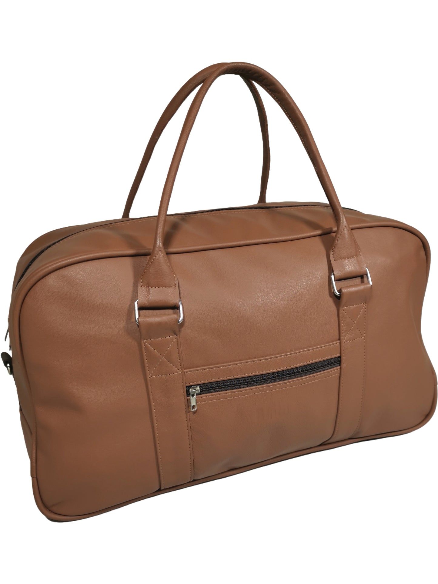 Genuine leather duffel bag