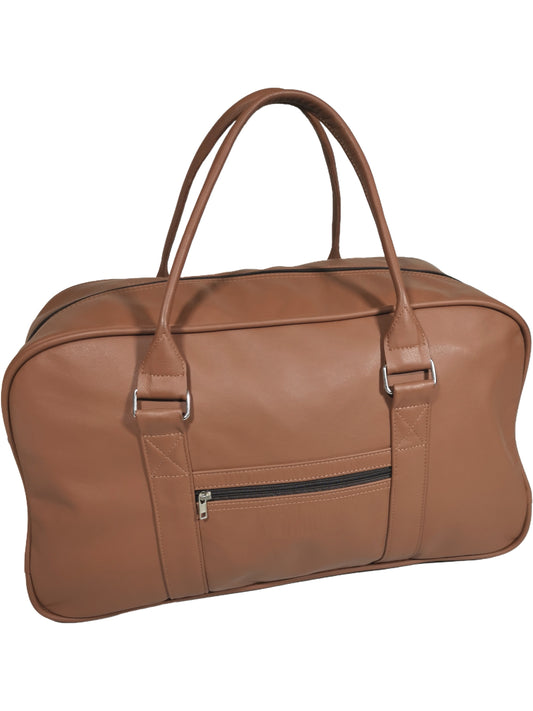 Genuine leather duffel bag