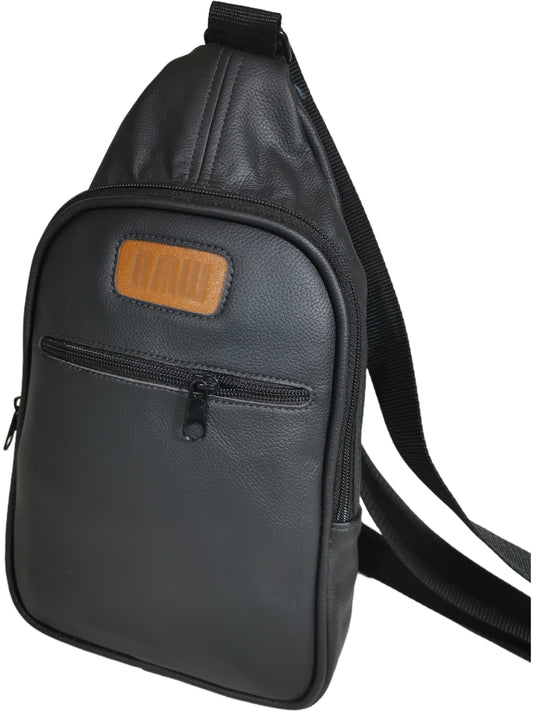 Genuine leather sling bag