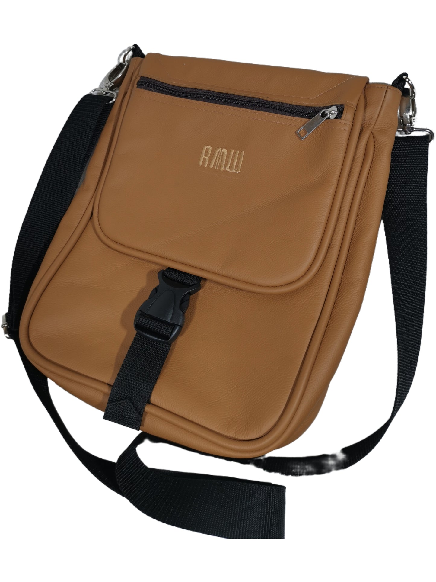 Genuine leather cross body bag