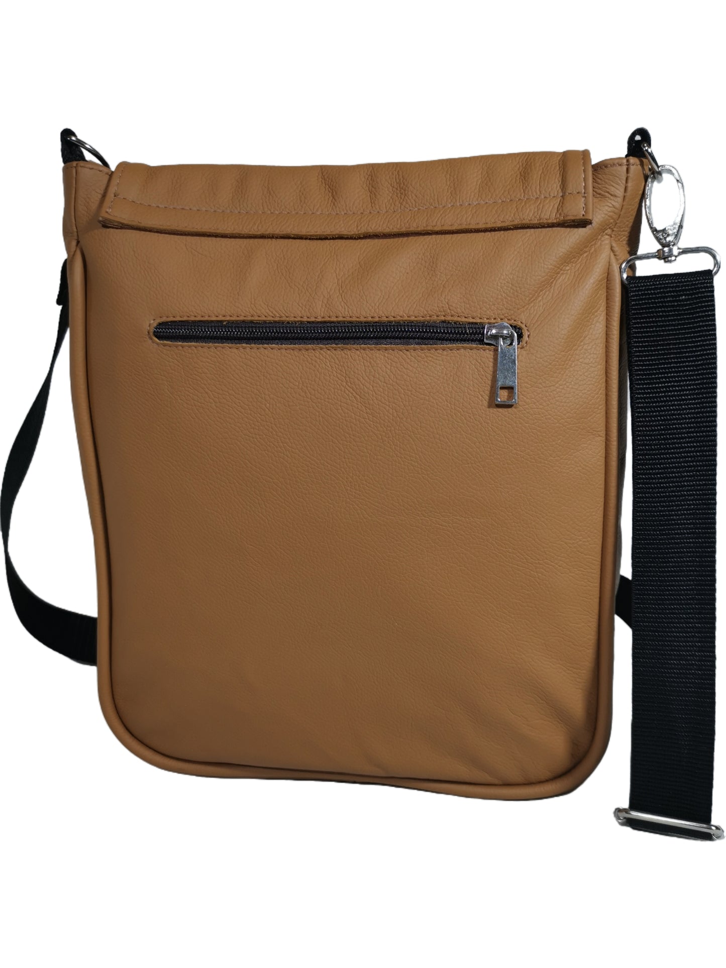 Genuine leather cross body bag