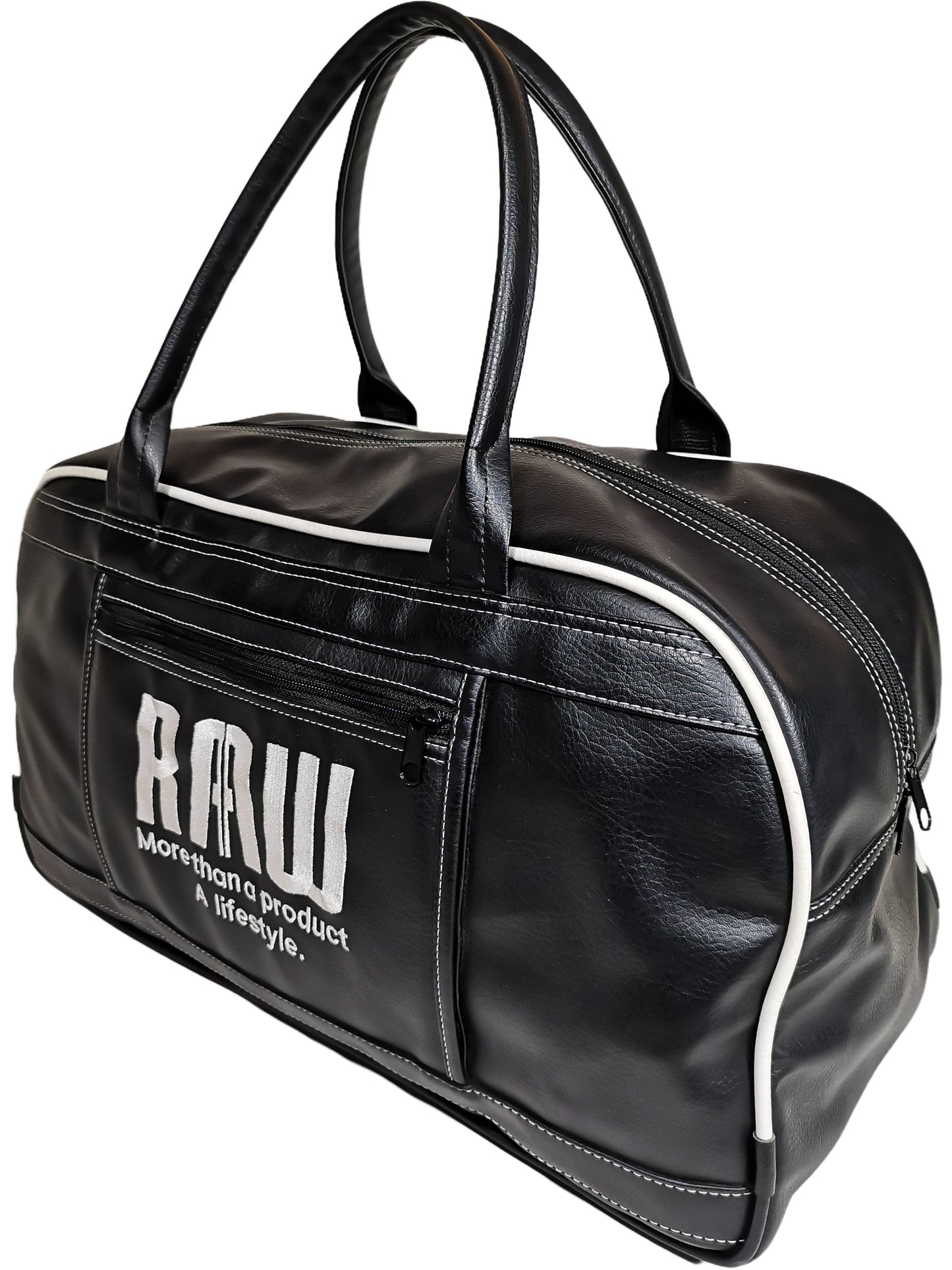 Duffel Bag / Black and White